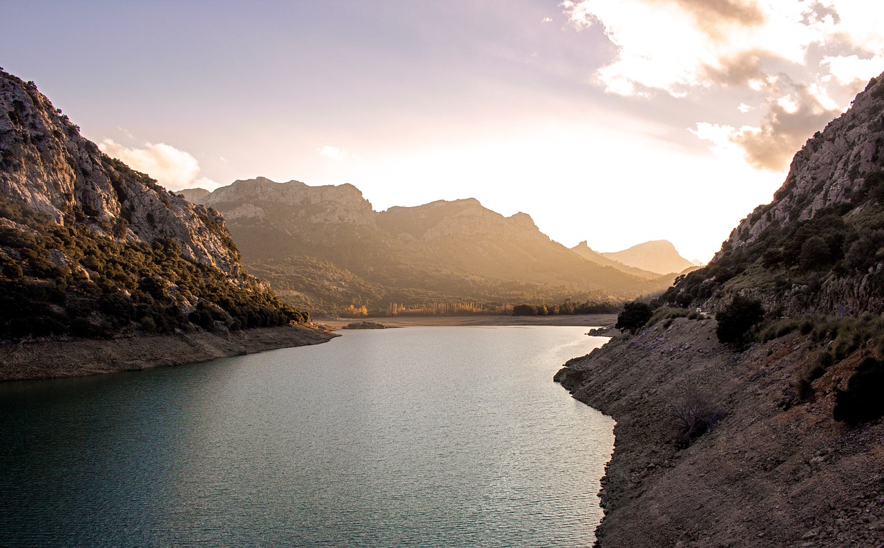 lake, nature, mountain