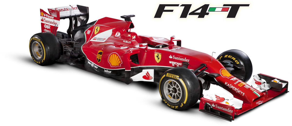 F1 Ferrari Stencil, Outline, Vector PNG Image