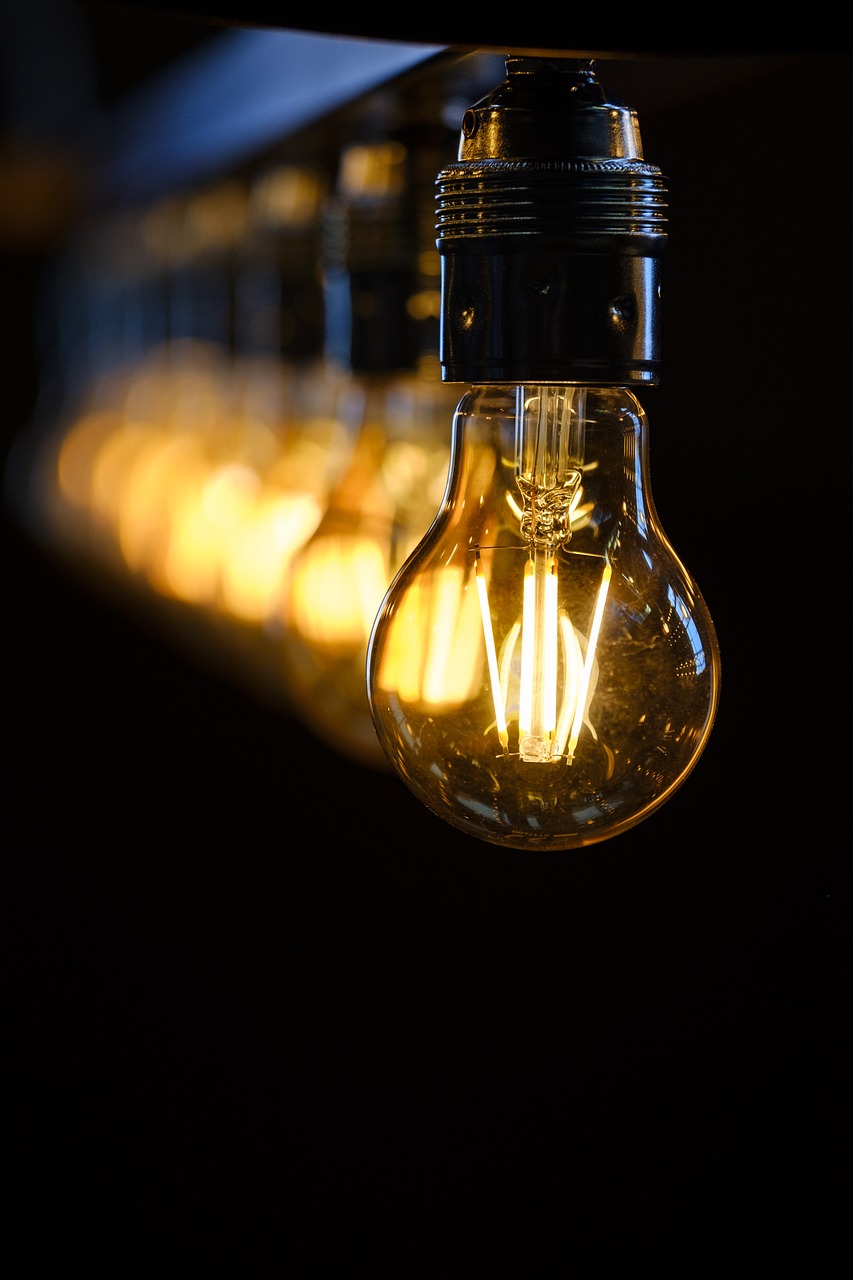 lighting, beautiful wallpaper, lightbulb