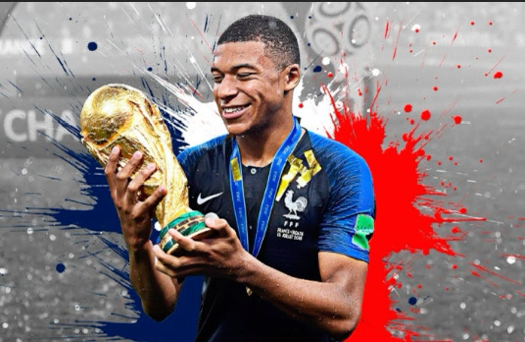 world - Mbappe with World Cup | 4K Mbappe Wallpaper 997125173743089180